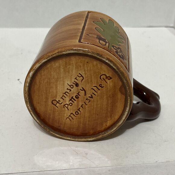 Rare BSA Boy Scout 1969 Schapiro Baltimore Area Council Pennsbury Pottery Mug - Picture 6 of 6